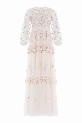 Posy Round Neck Gown