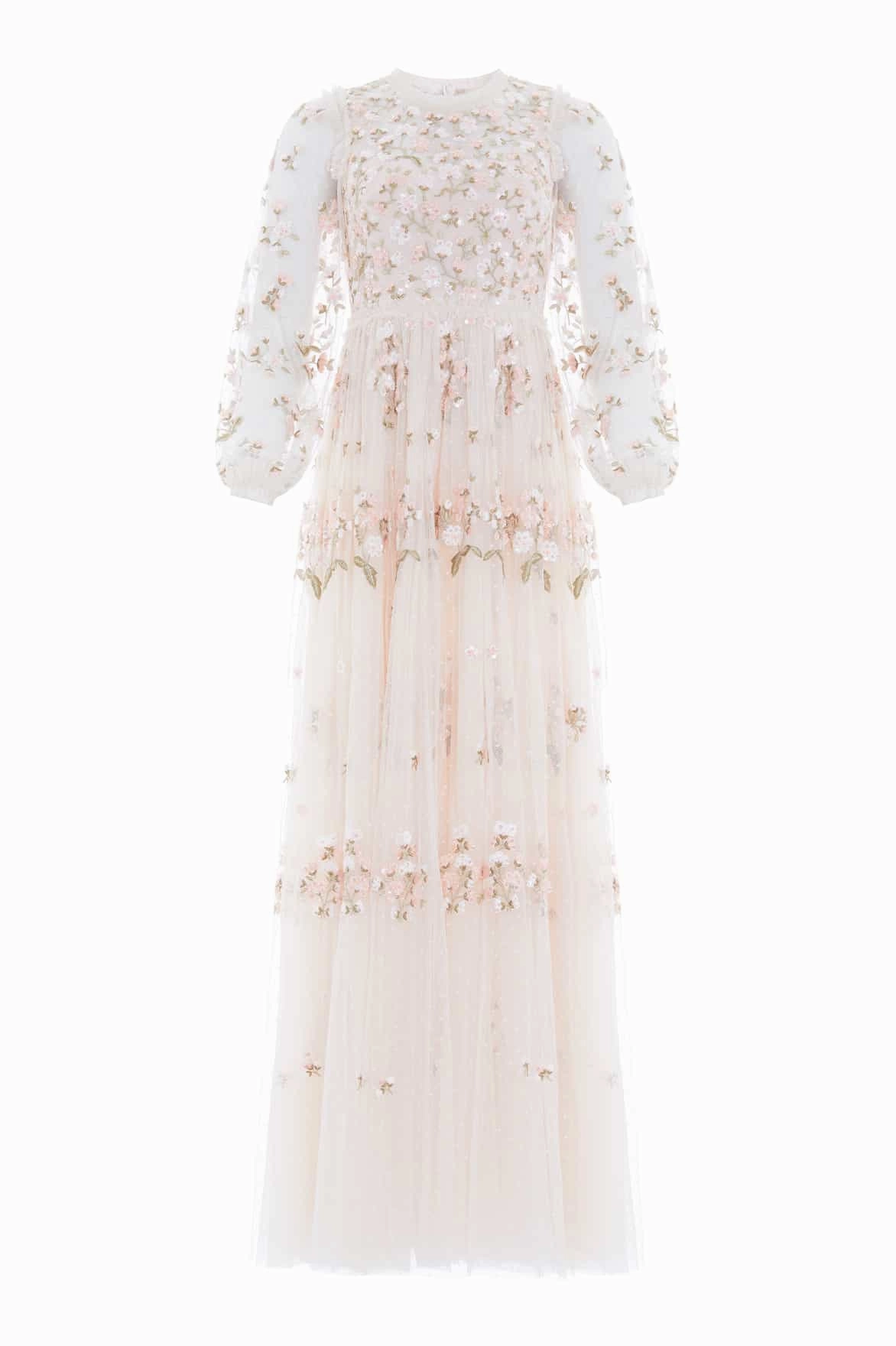 Posy Round Neck Gown