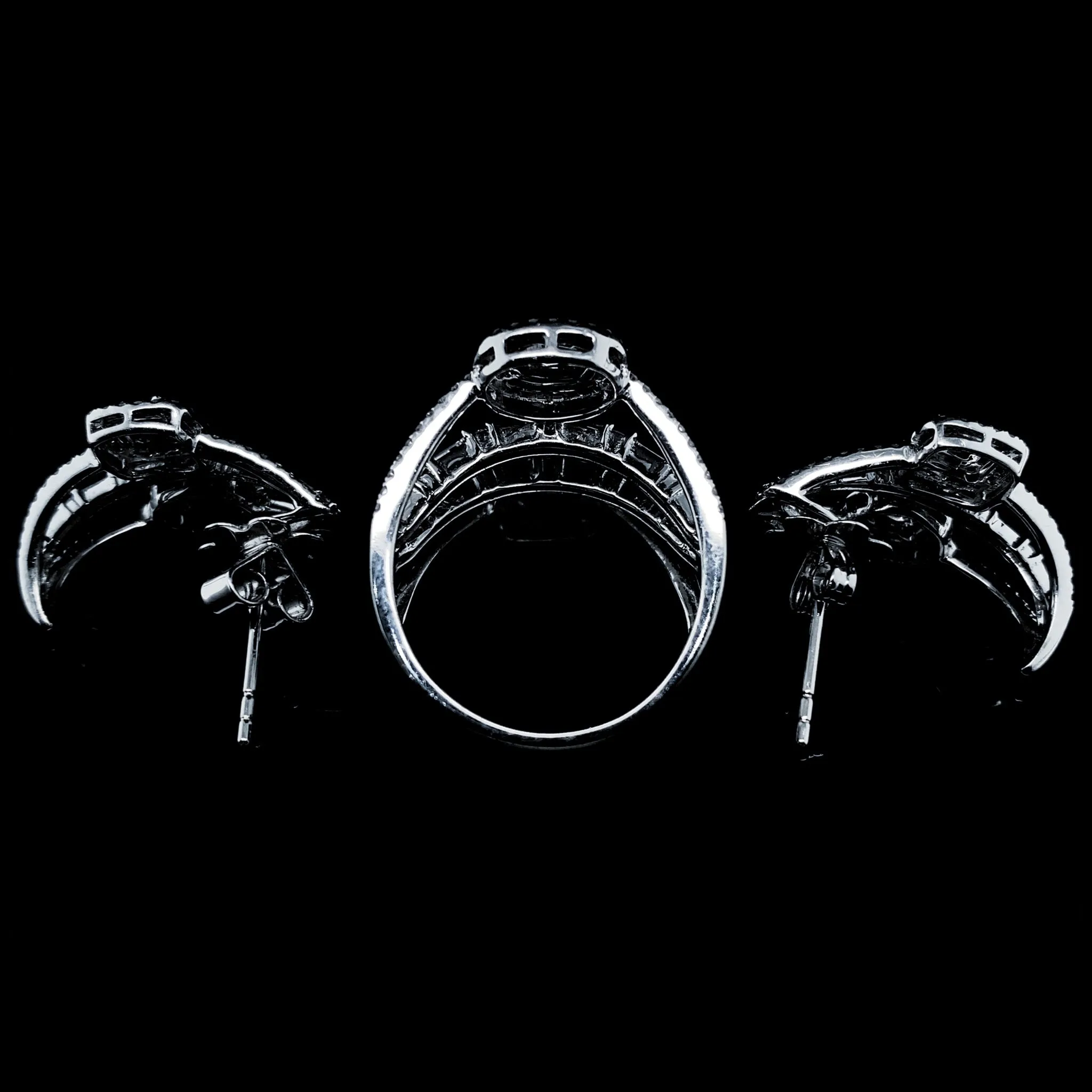 PREORDER | Creolle Statement Diamond Jewelry Set 14kt