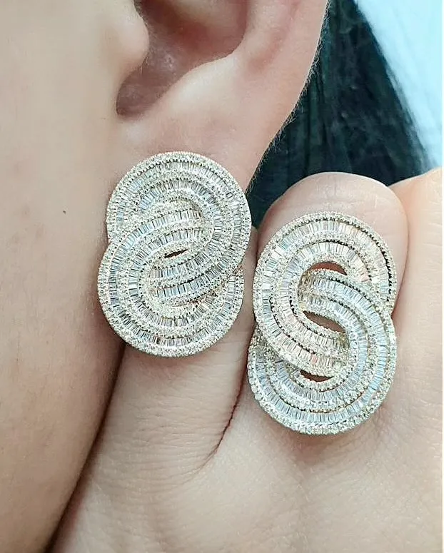 PREORDER | Golden Infinity Statement Diamond Jewelry Set 14kt