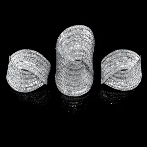PREORDER | Millionaire's Baguette Statement Diamond Jewelry Set 14kt