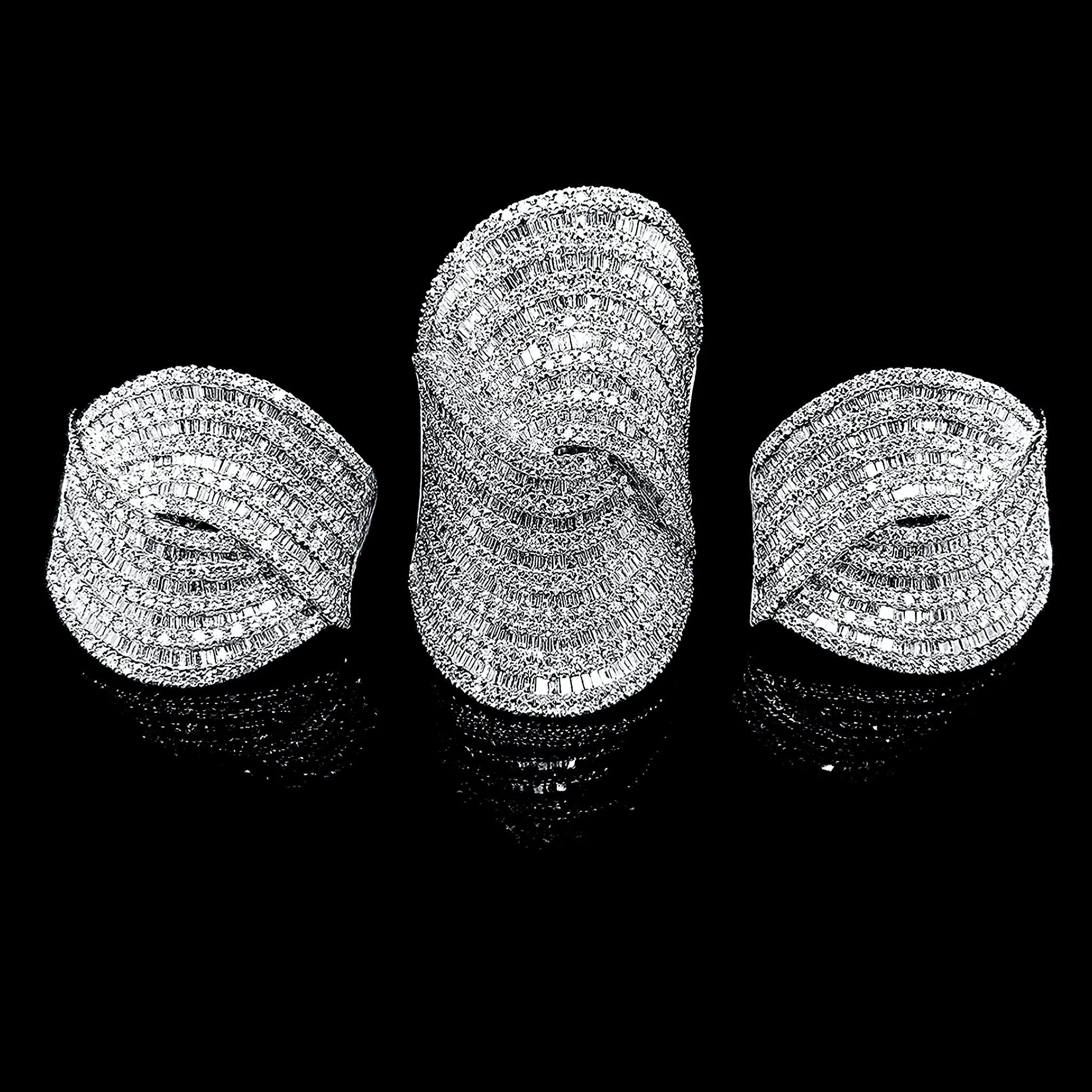 PREORDER | Millionaire's Baguette Statement Diamond Jewelry Set 14kt