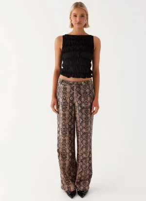 Presley Slim Fit Pants - Snake Presley Slim Fit Pants - Snake