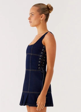 Preston Mini Dress - Indigo Preston Mini Dress - Indigo
