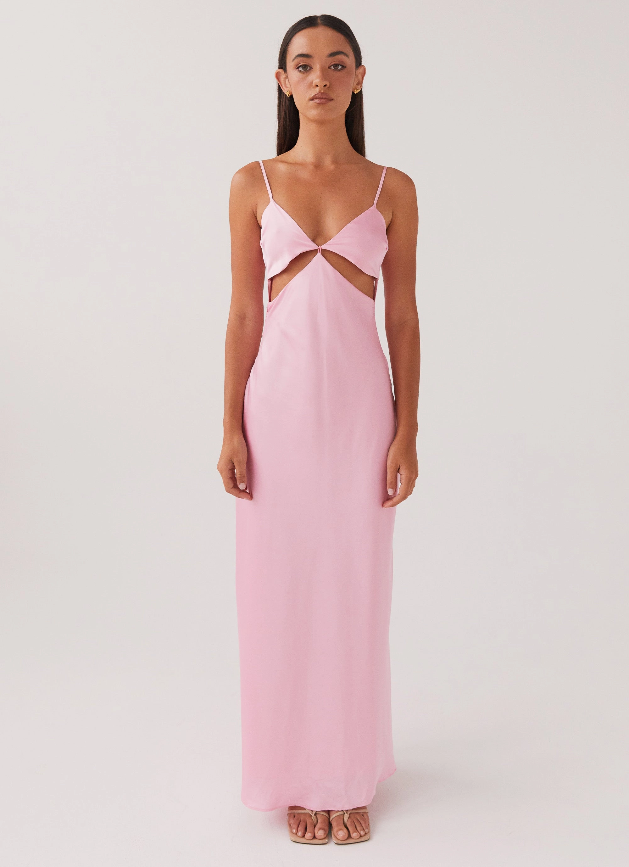 Pretty In Pink Maxi Dress - Rose Quartz