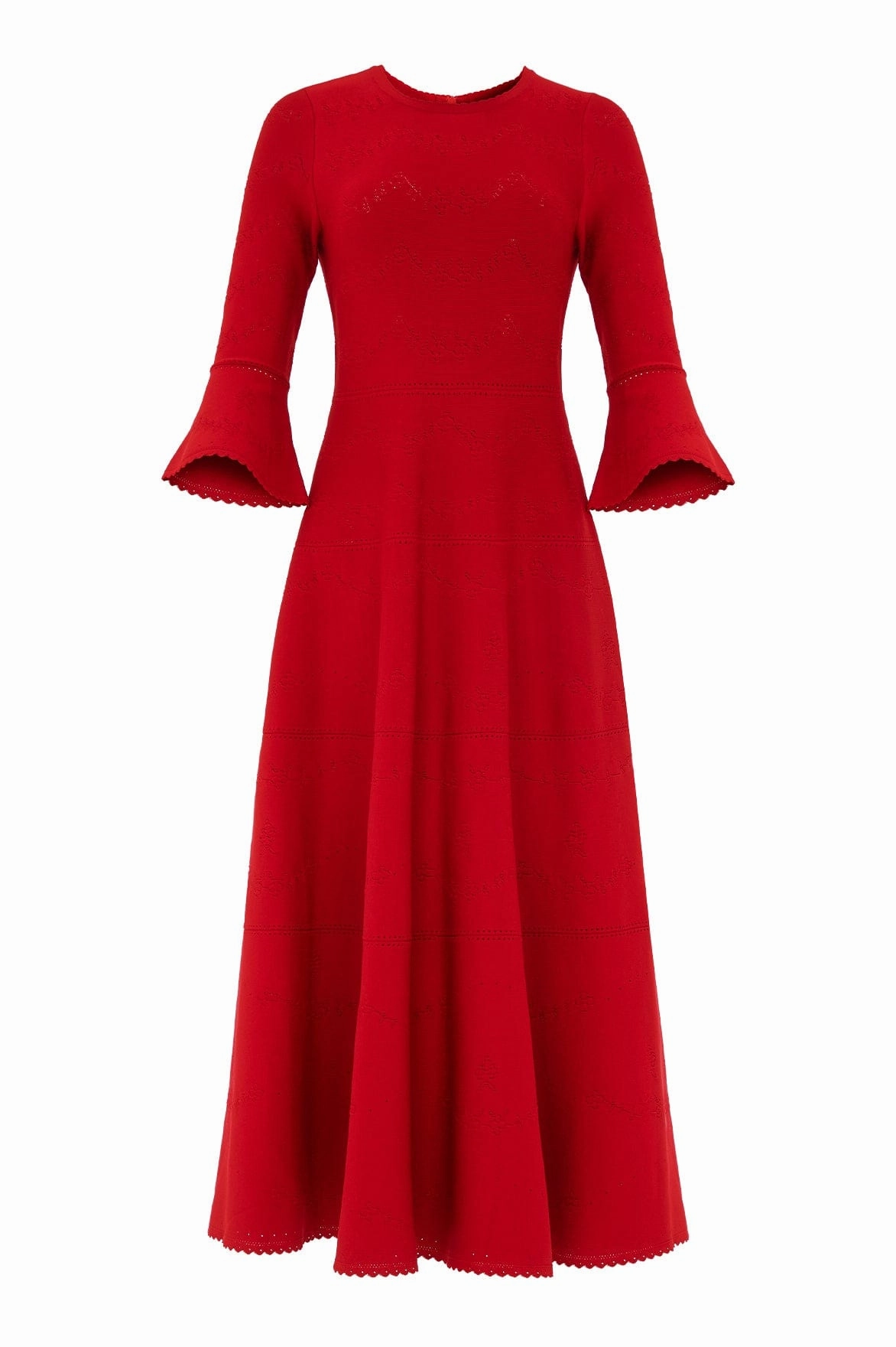 Pretty Pointelle Knit Ankle Gown