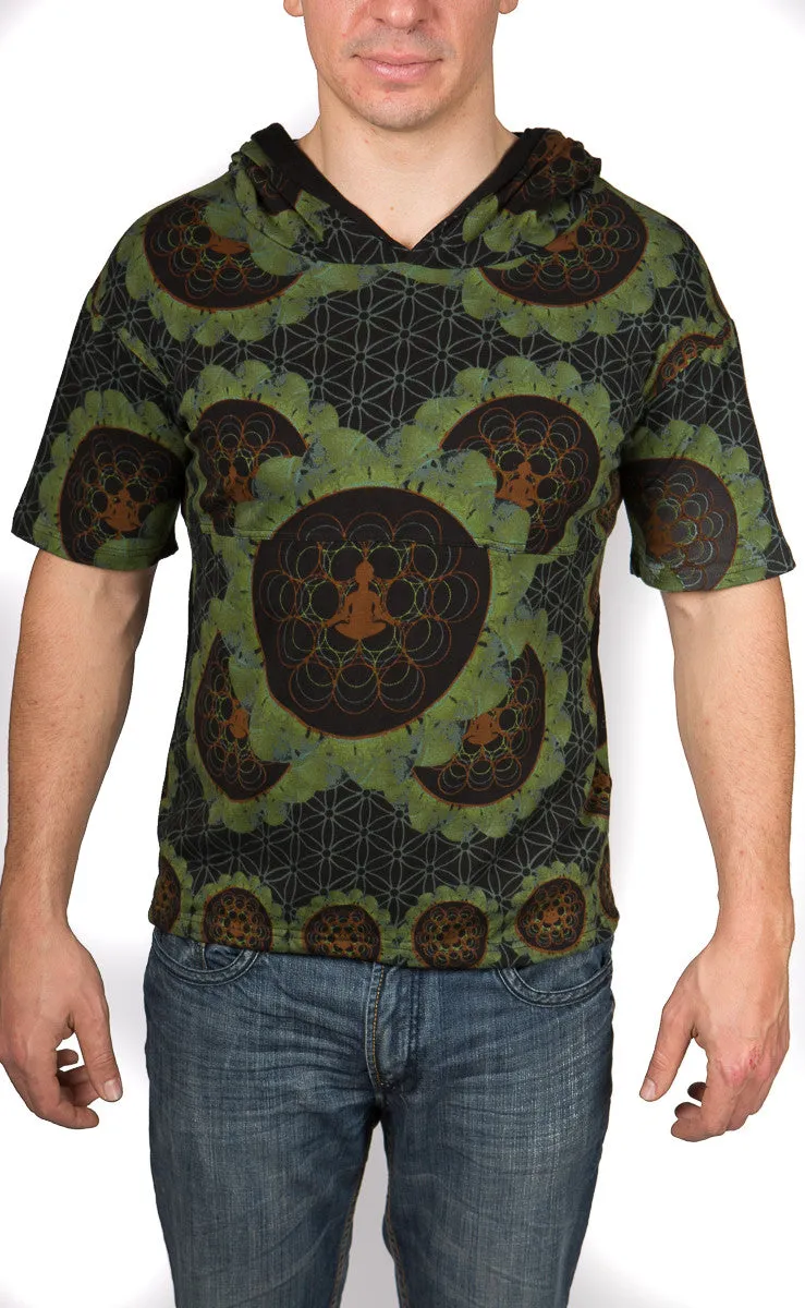 Print Hood Tee Lucid