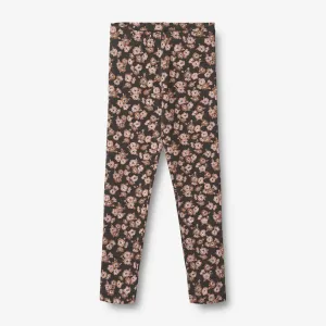 Printed Leggings Jules - raven anemones