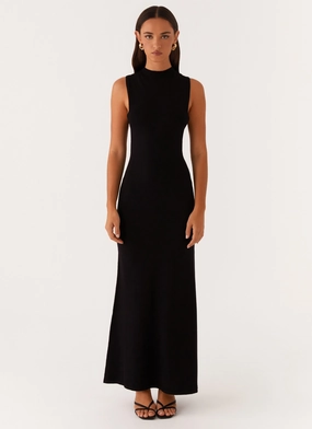 Prove It Knit Maxi Dress - Black Prove It Knit Maxi Dress - Black