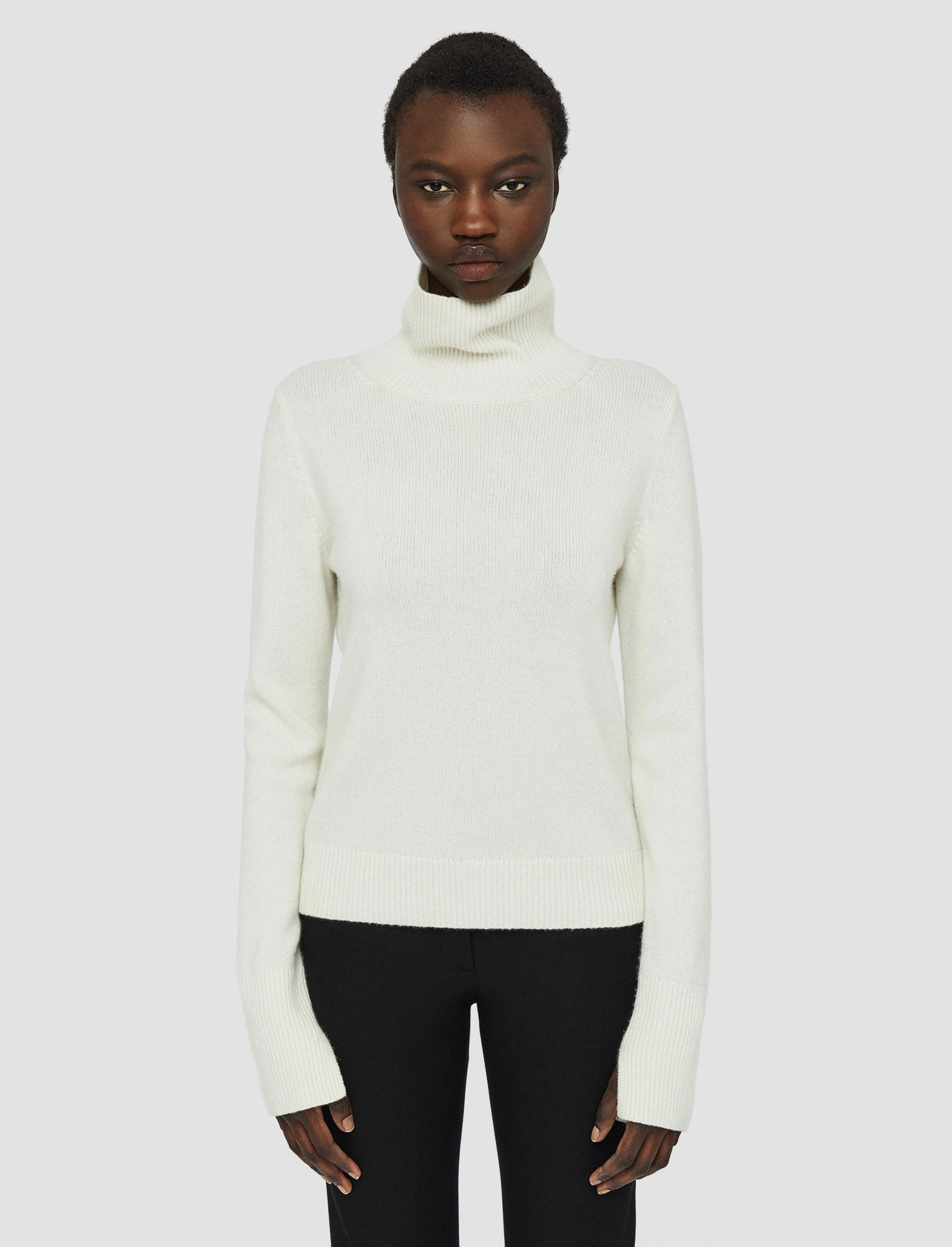 Pure Cashmere High Neck Jumper