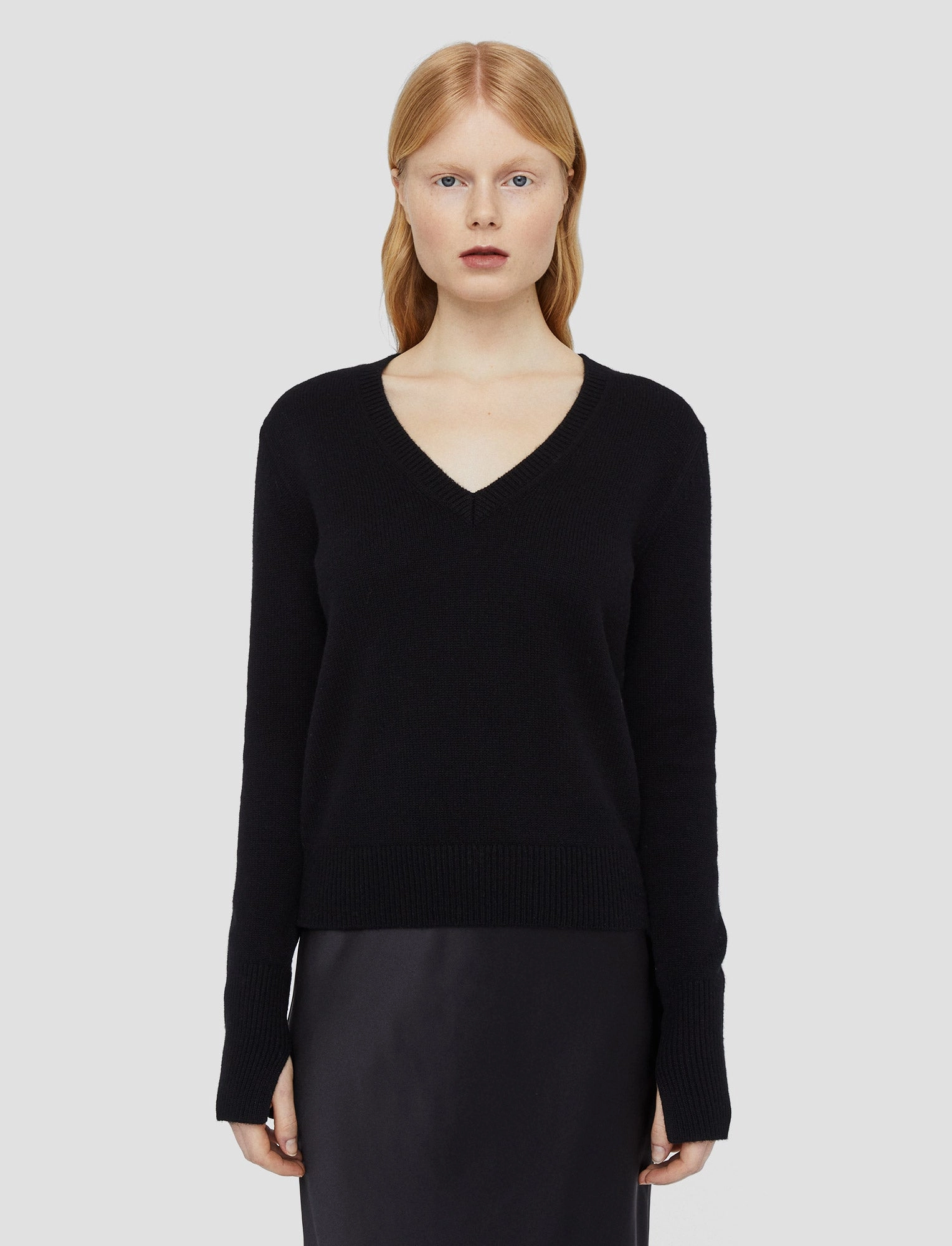 Pure Cashmere V Neck Jumper