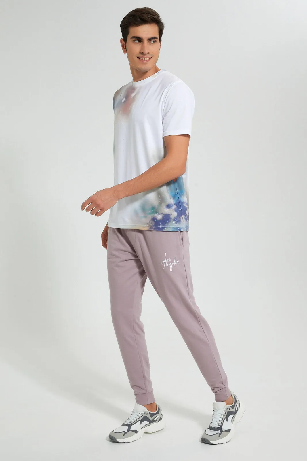 Purple Signature Jogger