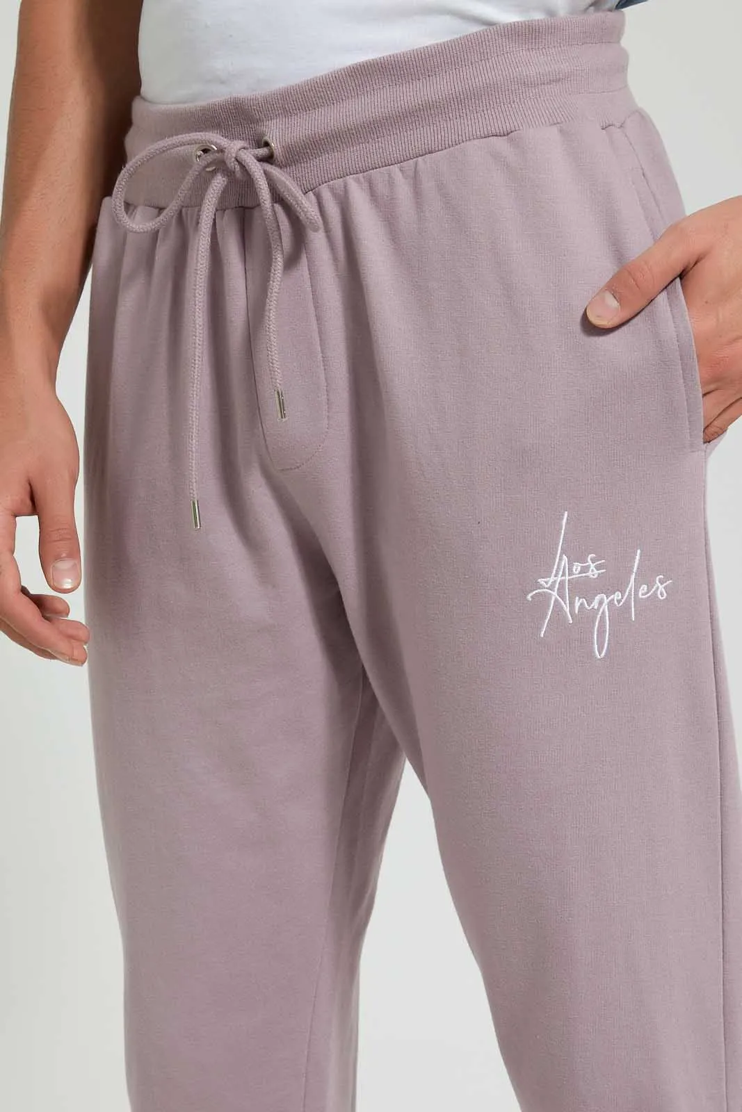 Purple Signature Jogger