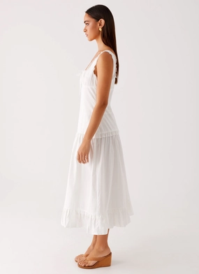 Quinn Midi Dress - White Quinn Midi Dress - White