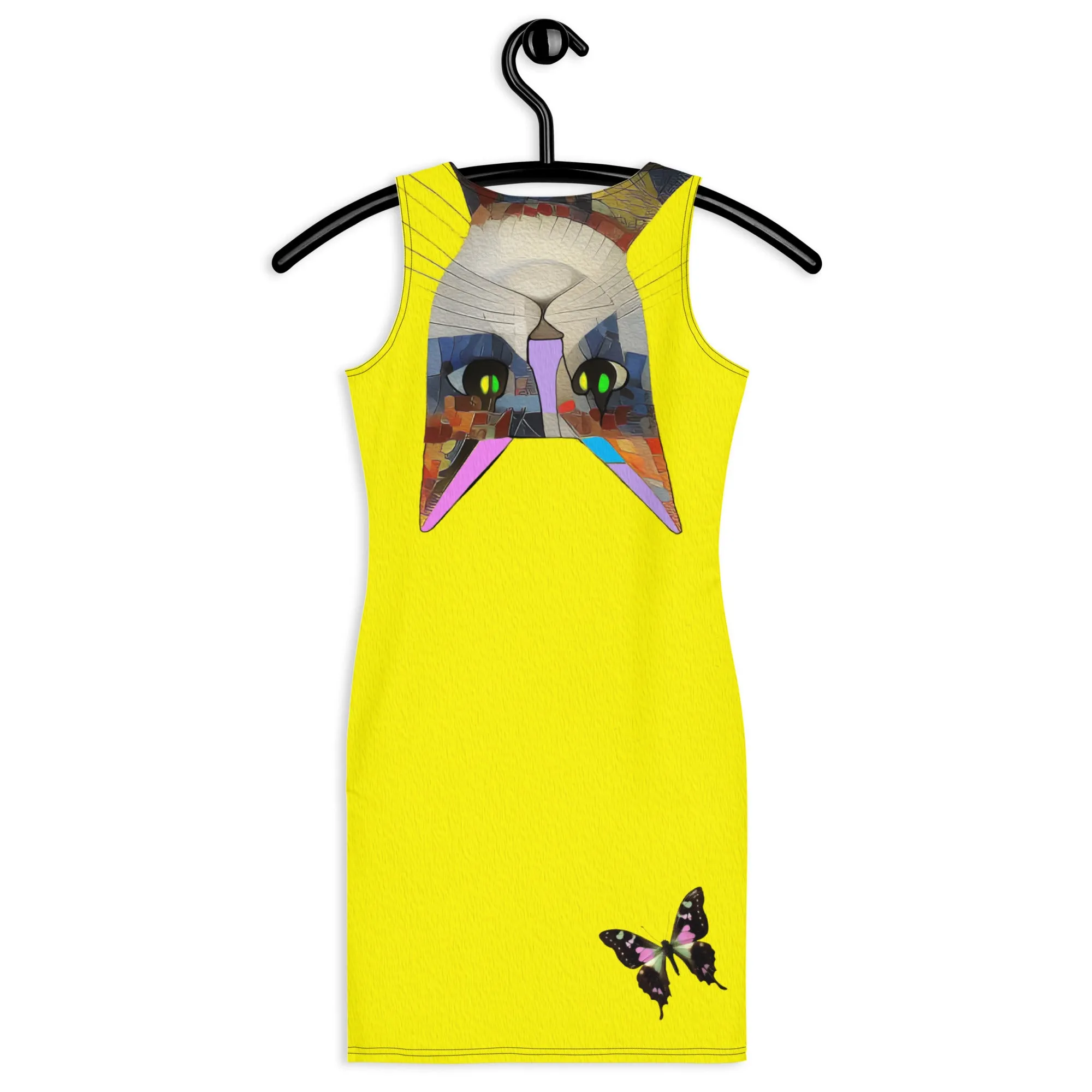 "Cat Lovers" Collection - Designer Cat Face Mini Dress