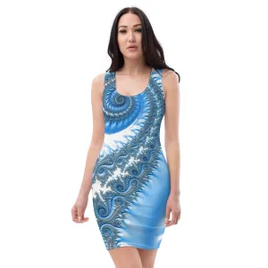 "Fractal Fern" Collection - Fitted Mini Dress