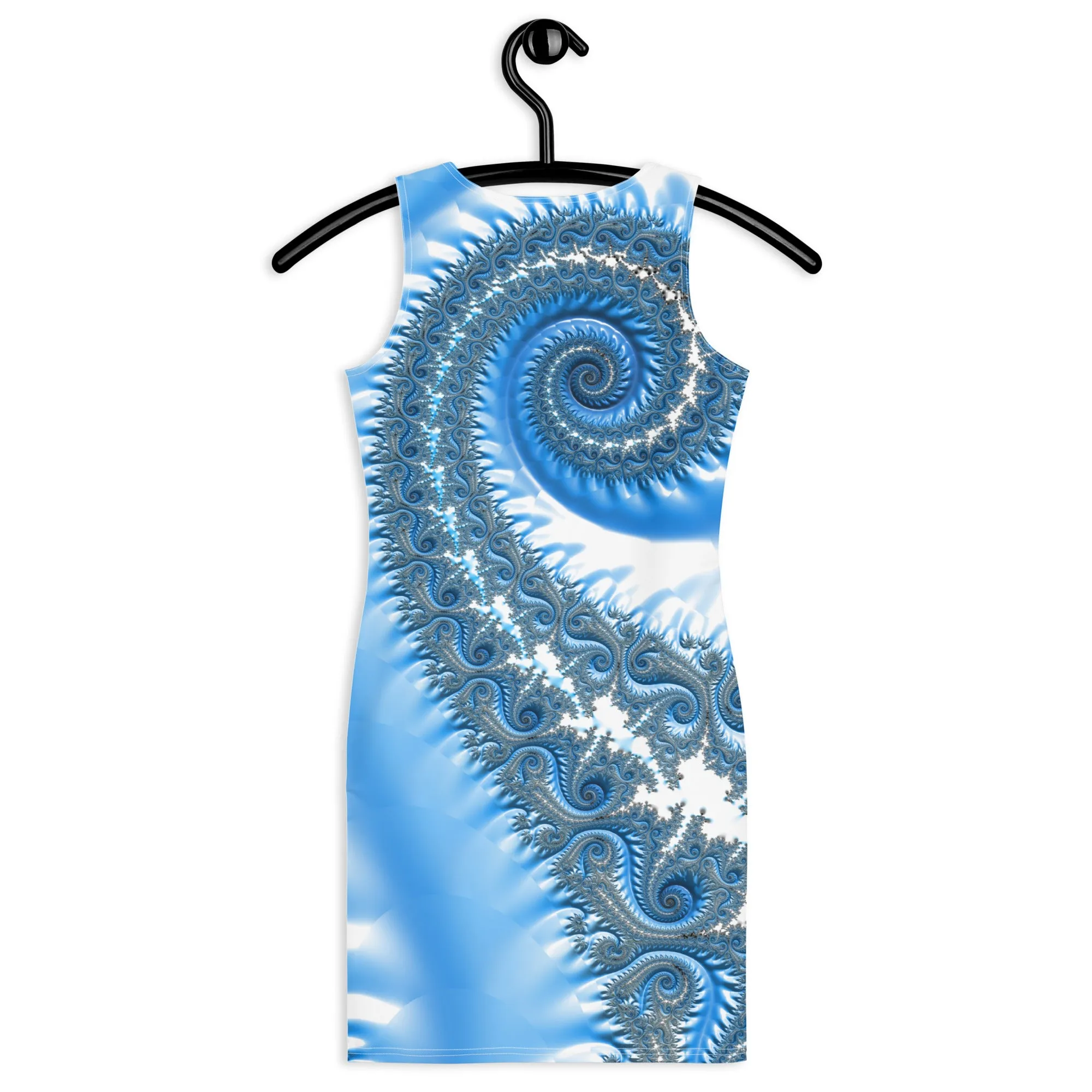 "Fractal Fern" Collection - Fitted Mini Dress