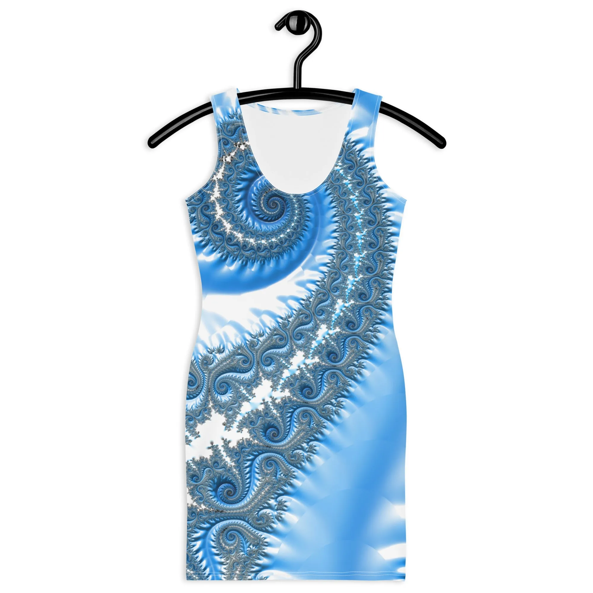 "Fractal Fern" Collection - Fitted Mini Dress