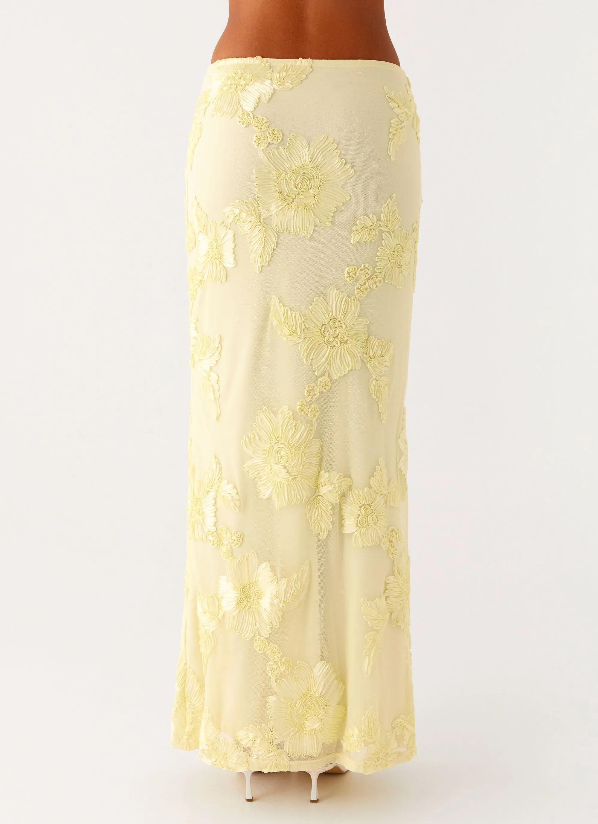 Radiate Maxi Skirt - Yellow