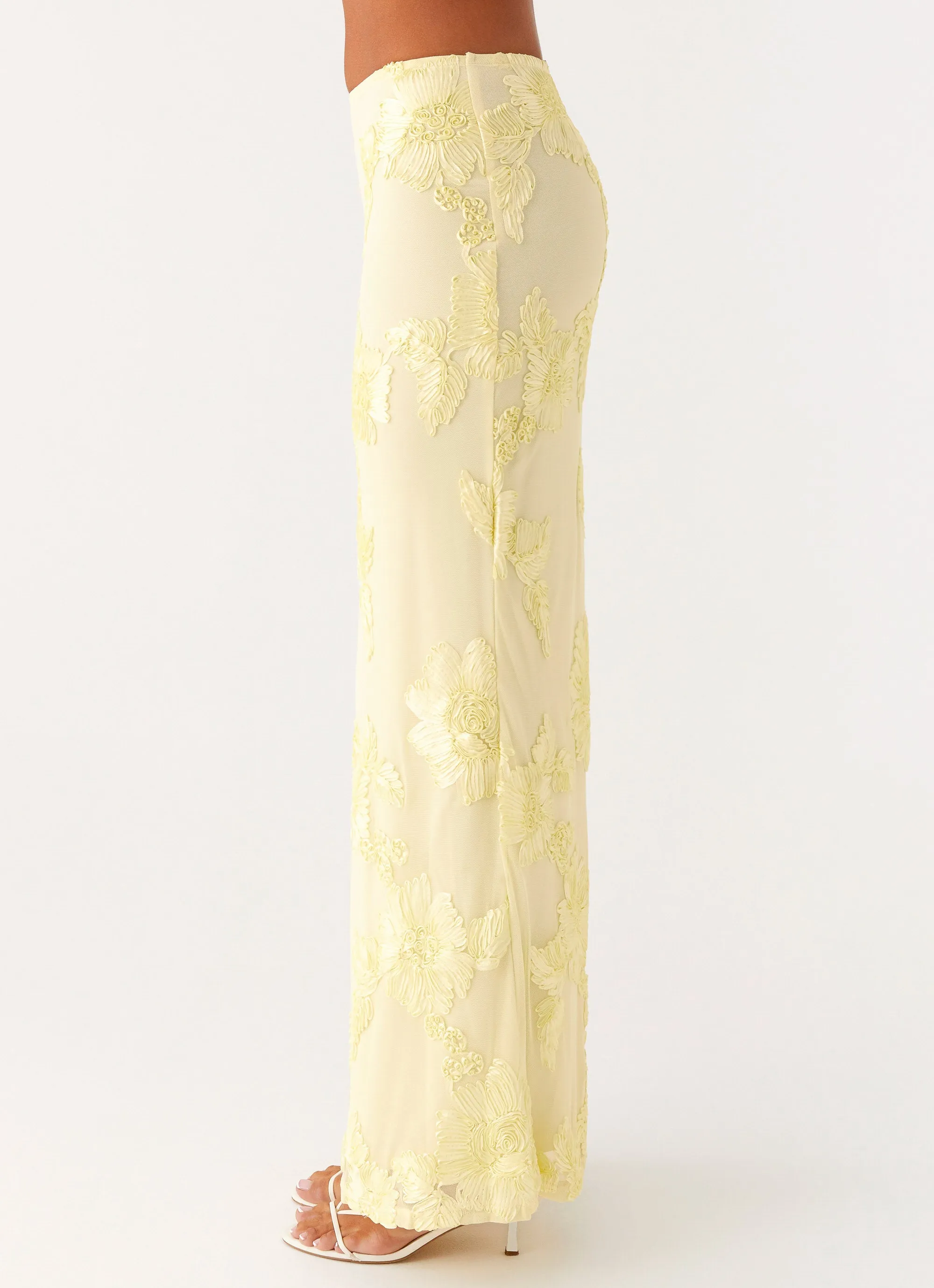 Radiate Maxi Skirt - Yellow