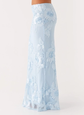 Radiate Maxi Skirt - Blue Radiate Maxi Skirt - Blue