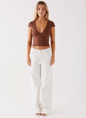 Raffaella Top - Chocolate Raffaella Top - Chocolate