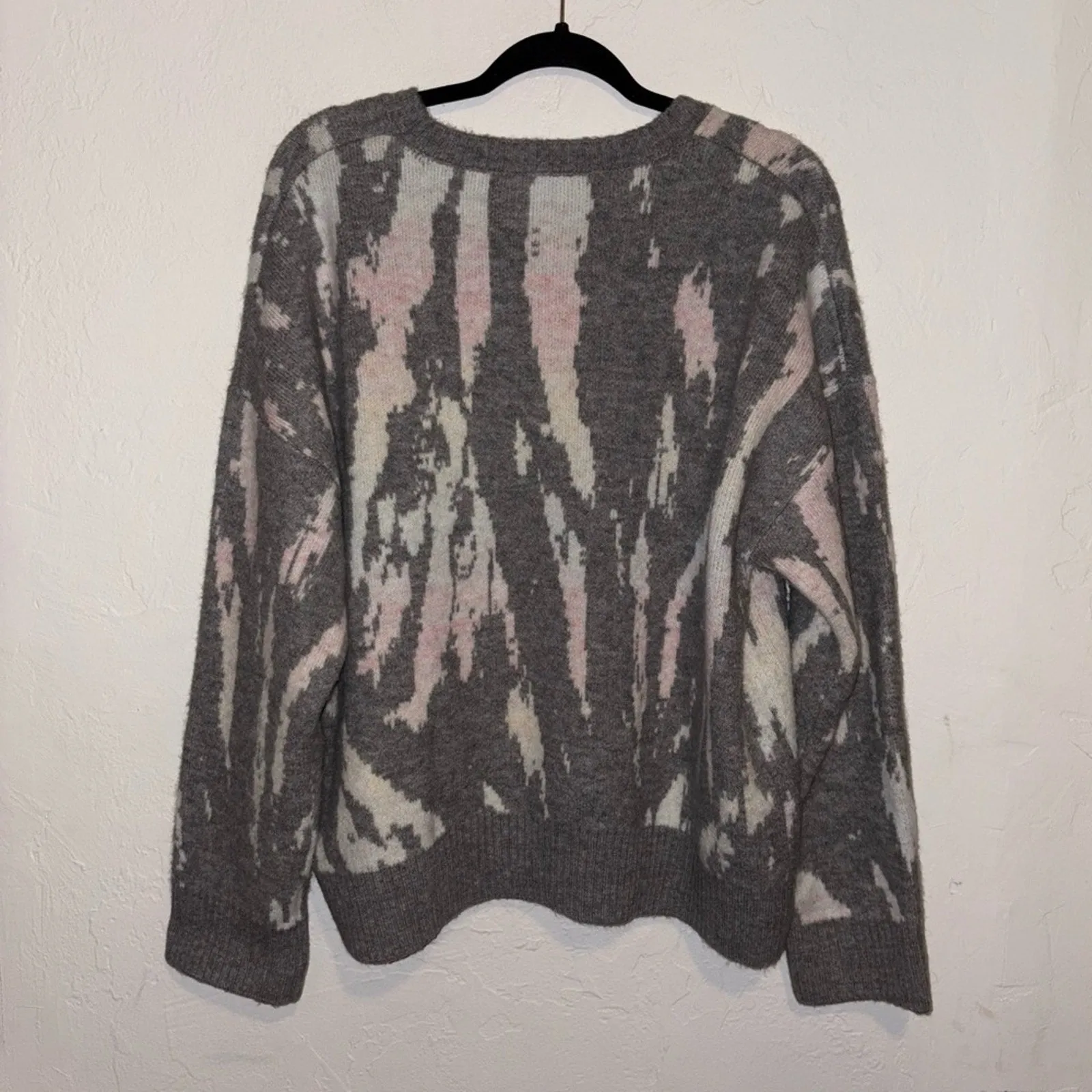 Rails Virgo Tie Dye Crewneck Wool Blend Sweater (XL)