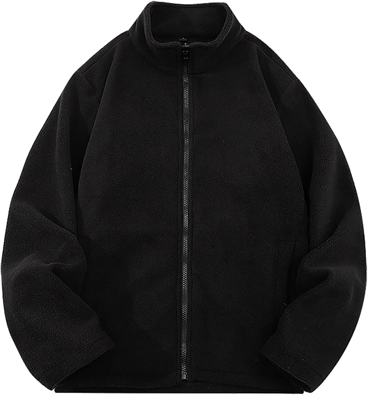 Rain Coat for Men Waterproof Rain Jacket with Hood Softshell Fleece Lining Jacket Outdoor Windbreaker with Pockets