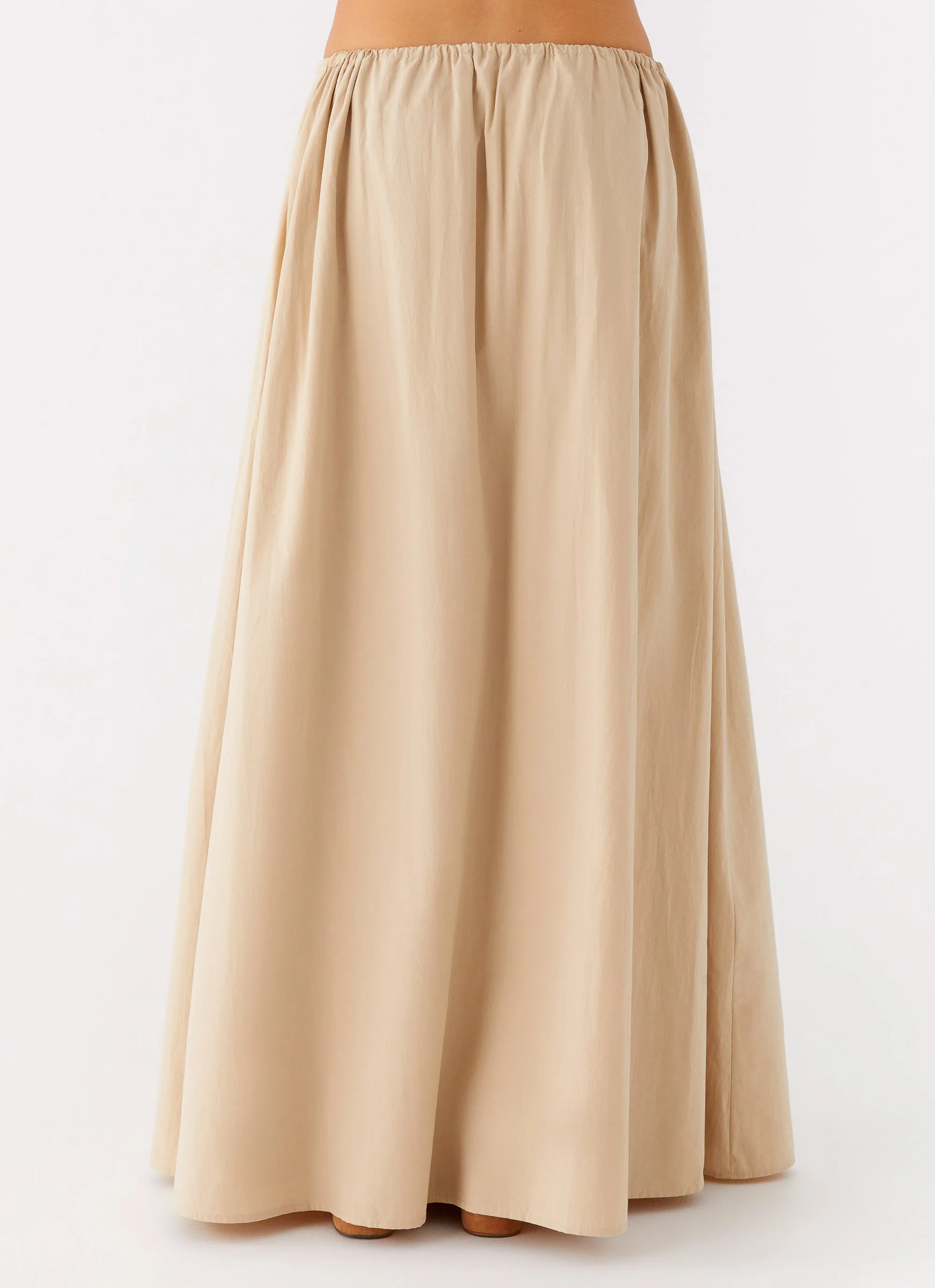 Randy Maxi Skirt - Tan