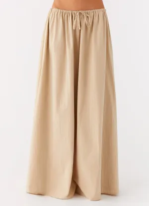 Randy Maxi Skirt - Tan Randy Maxi Skirt - Tan