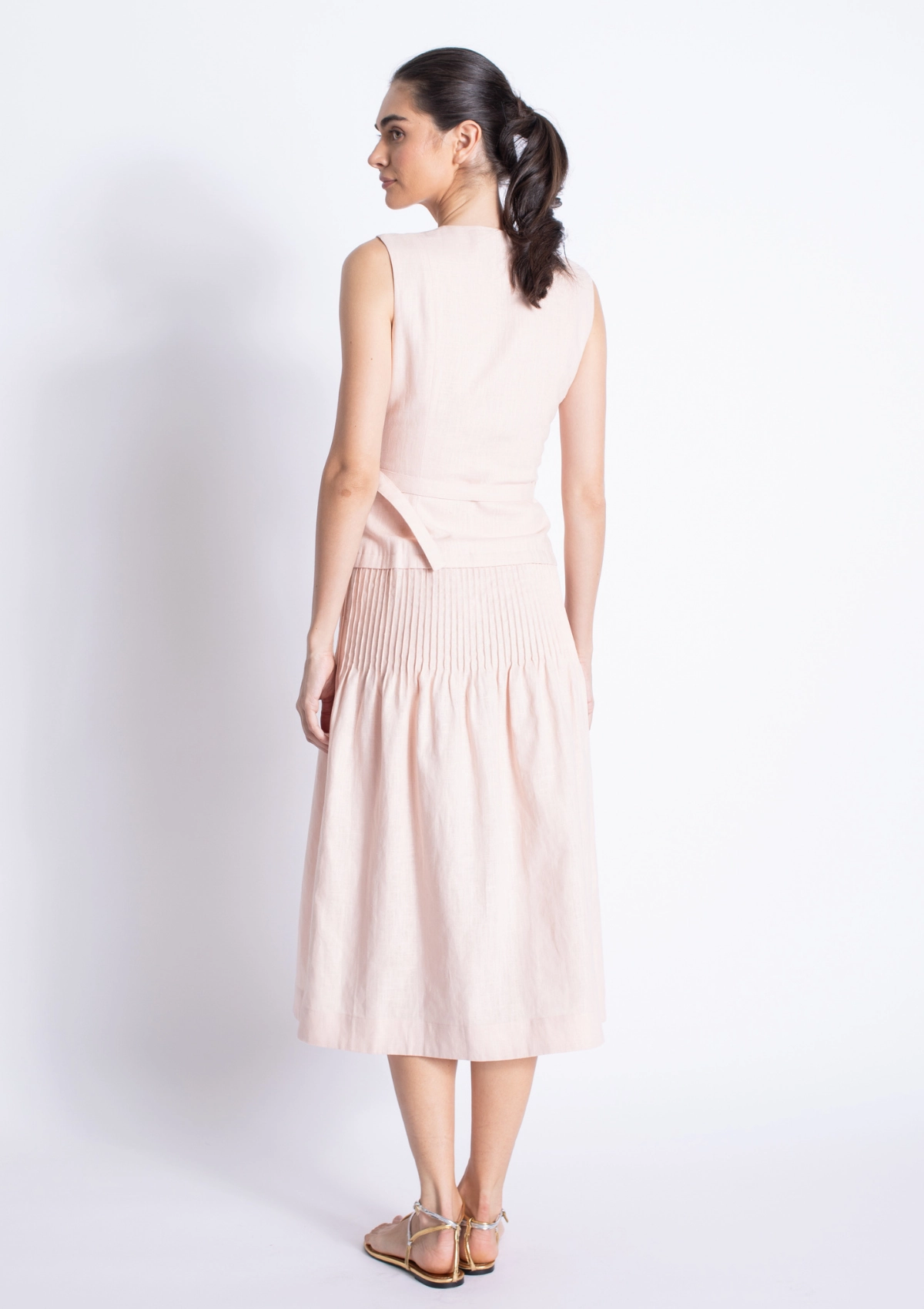Raven Linen Dress