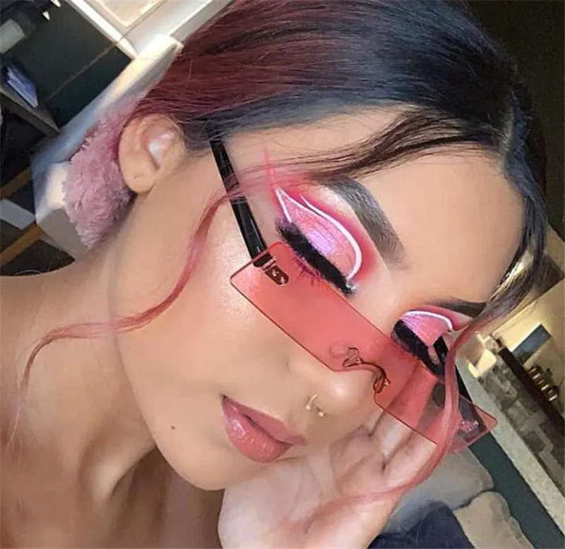 Rectangle Luxury Lens Personality Sunglasses