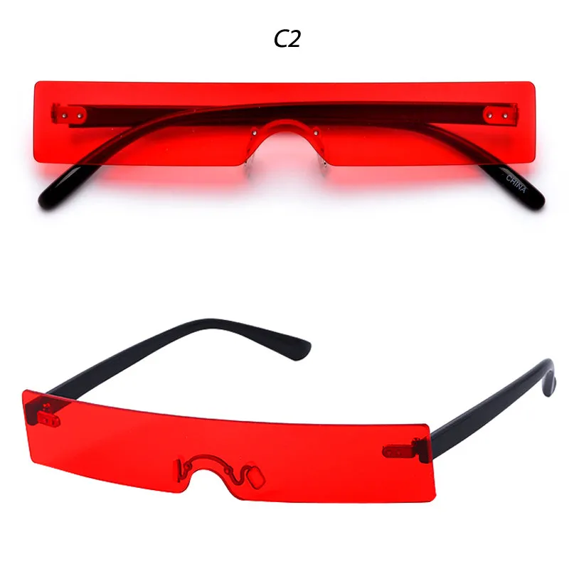 Rectangle Luxury Lens Personality Sunglasses