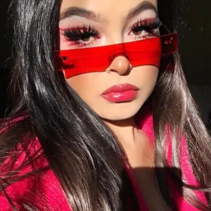 Rectangle Luxury Lens Personality Sunglasses