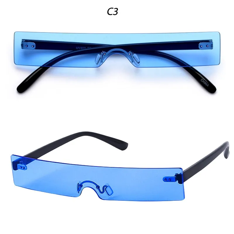 Rectangle Luxury Lens Personality Sunglasses