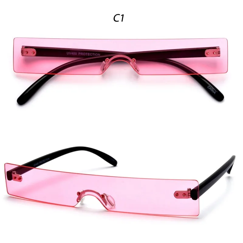Rectangle Luxury Lens Personality Sunglasses