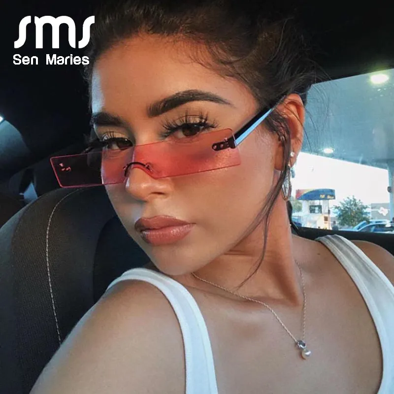 Rectangle Luxury Lens Personality Sunglasses