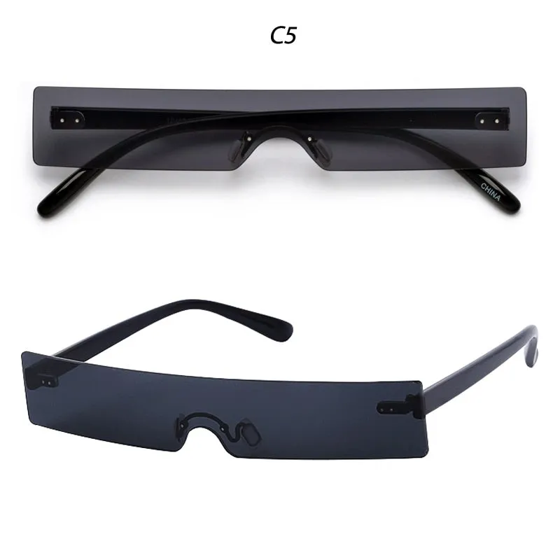 Rectangle Luxury Lens Personality Sunglasses