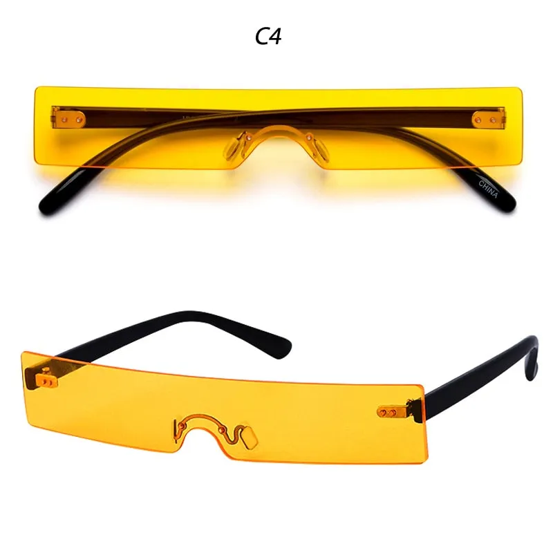 Rectangle Luxury Lens Personality Sunglasses
