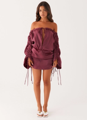 Reeve Mini Dress - Mulberry Reeve Mini Dress - Mulberry