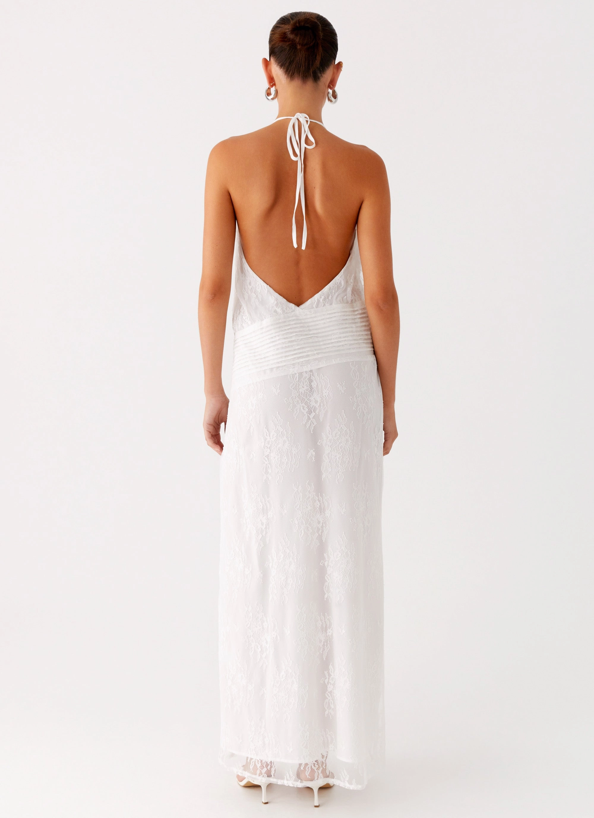 Reinhart Halter Maxi Dress - White