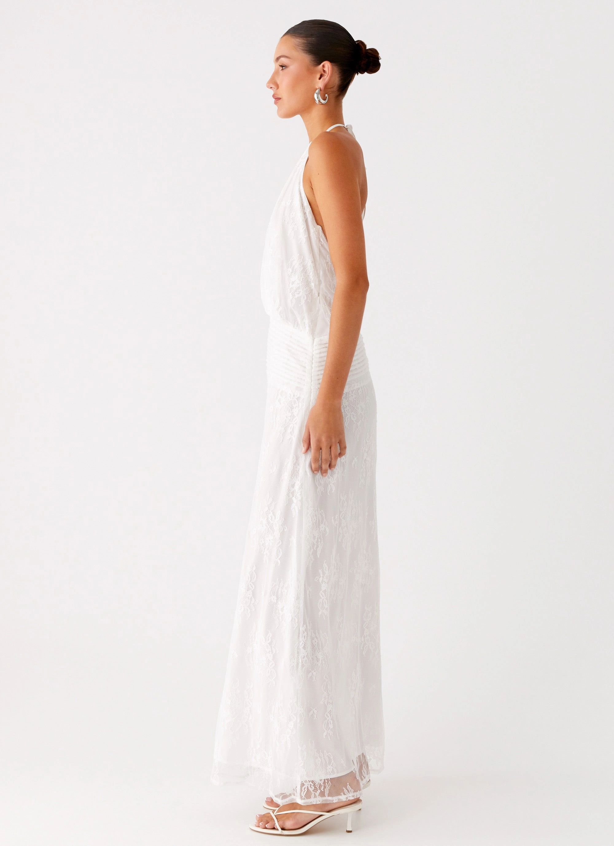 Reinhart Halter Maxi Dress - White