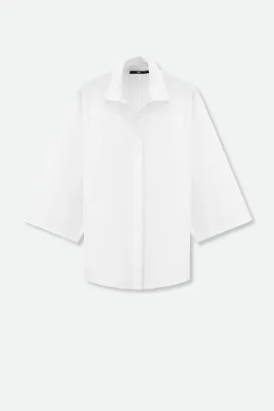 REMI KIMONO SLEEVE SHIRT IN ITALIAN COTTON STRETCH REMI KIMONO SLEEVE SHIRT IN ITALIAN COTTON STRETCH