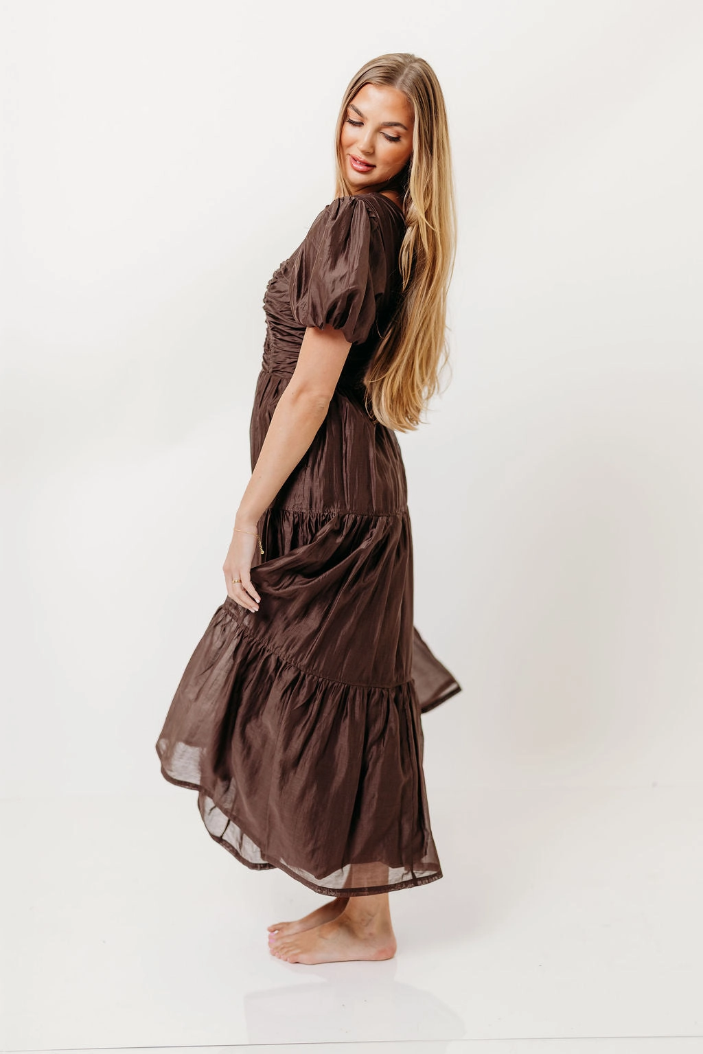 Renee Maxi Dress in Mocha