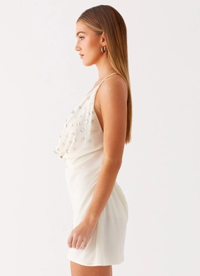 Renegade Feeling Mini Dress - Muted Yellow Renegade Feeling Mini Dress - Muted Yellow