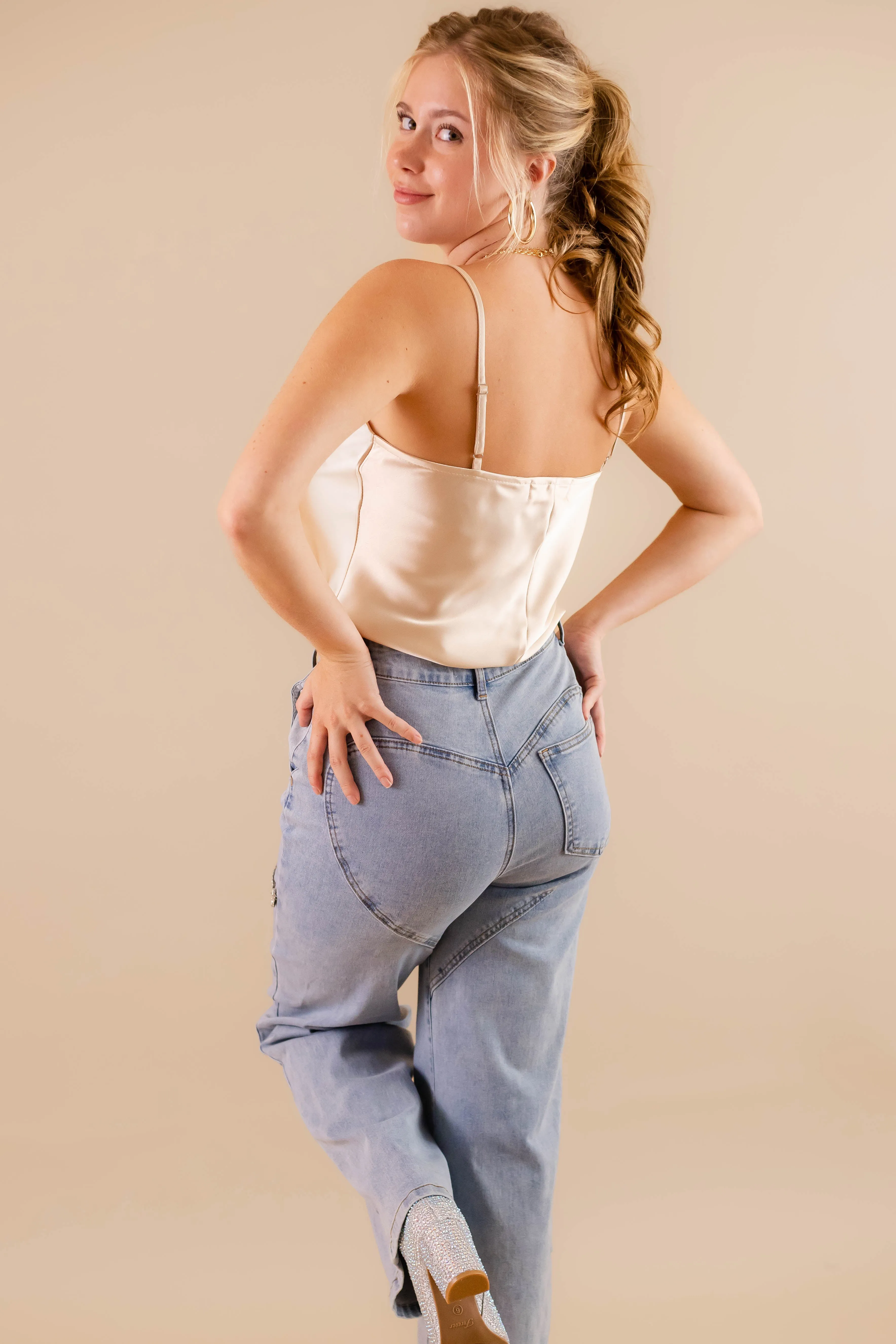 RESTOCK: Big Personality Rhinestone Denim