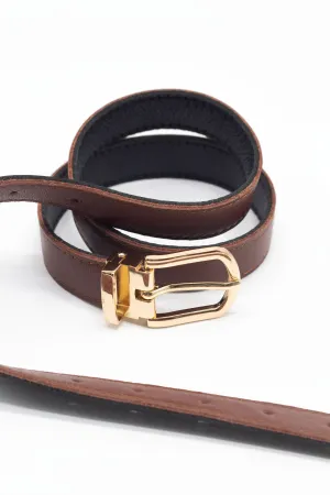 Reversible Belt | Black and Toffee