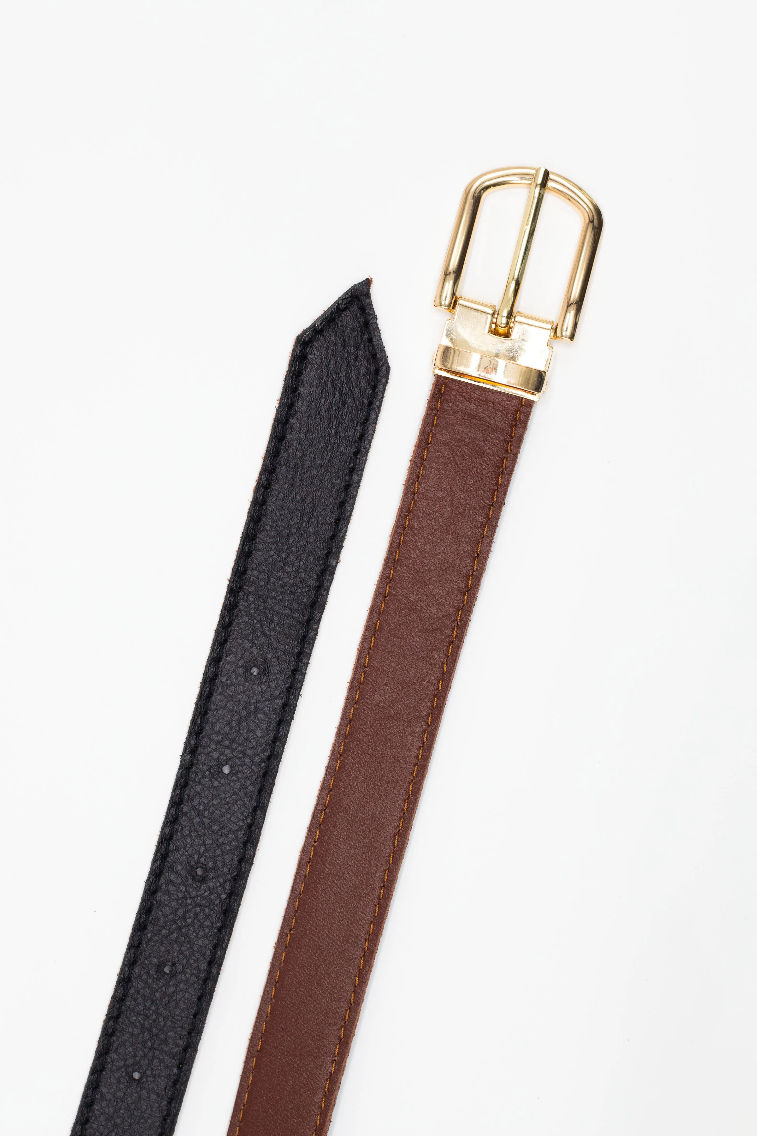 Reversible Belt | Black and Toffee