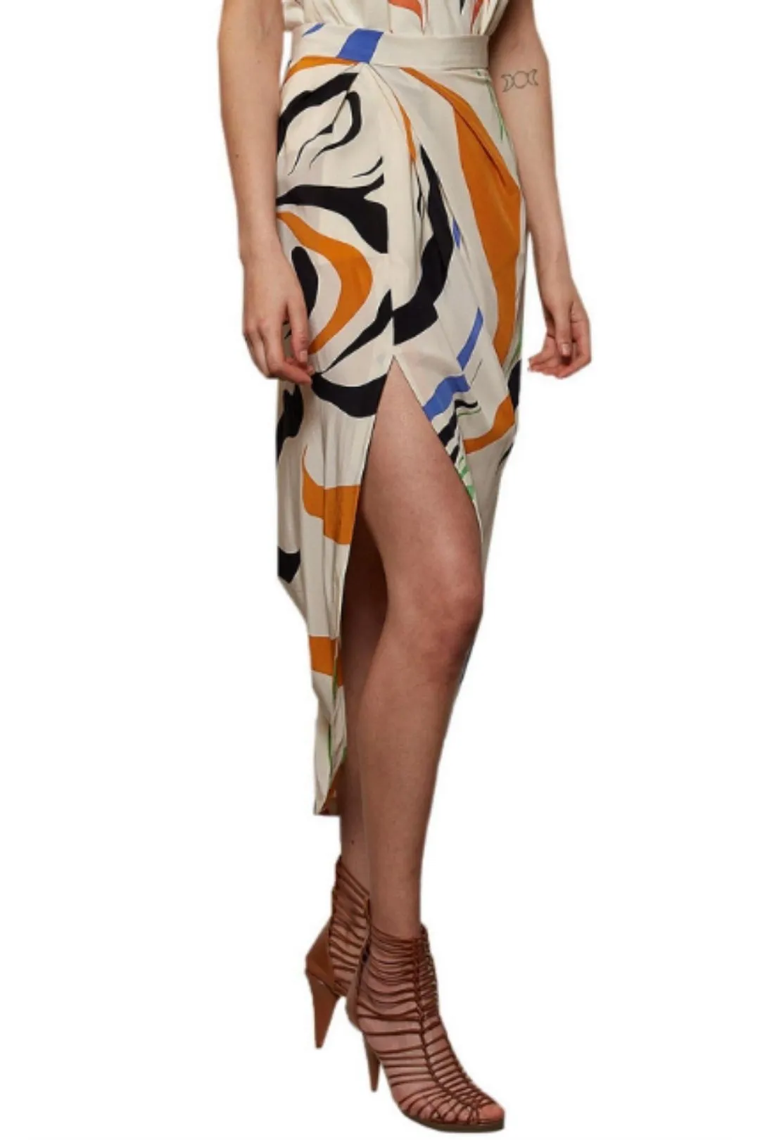 Rewilding Nature Skirt - Nature Print