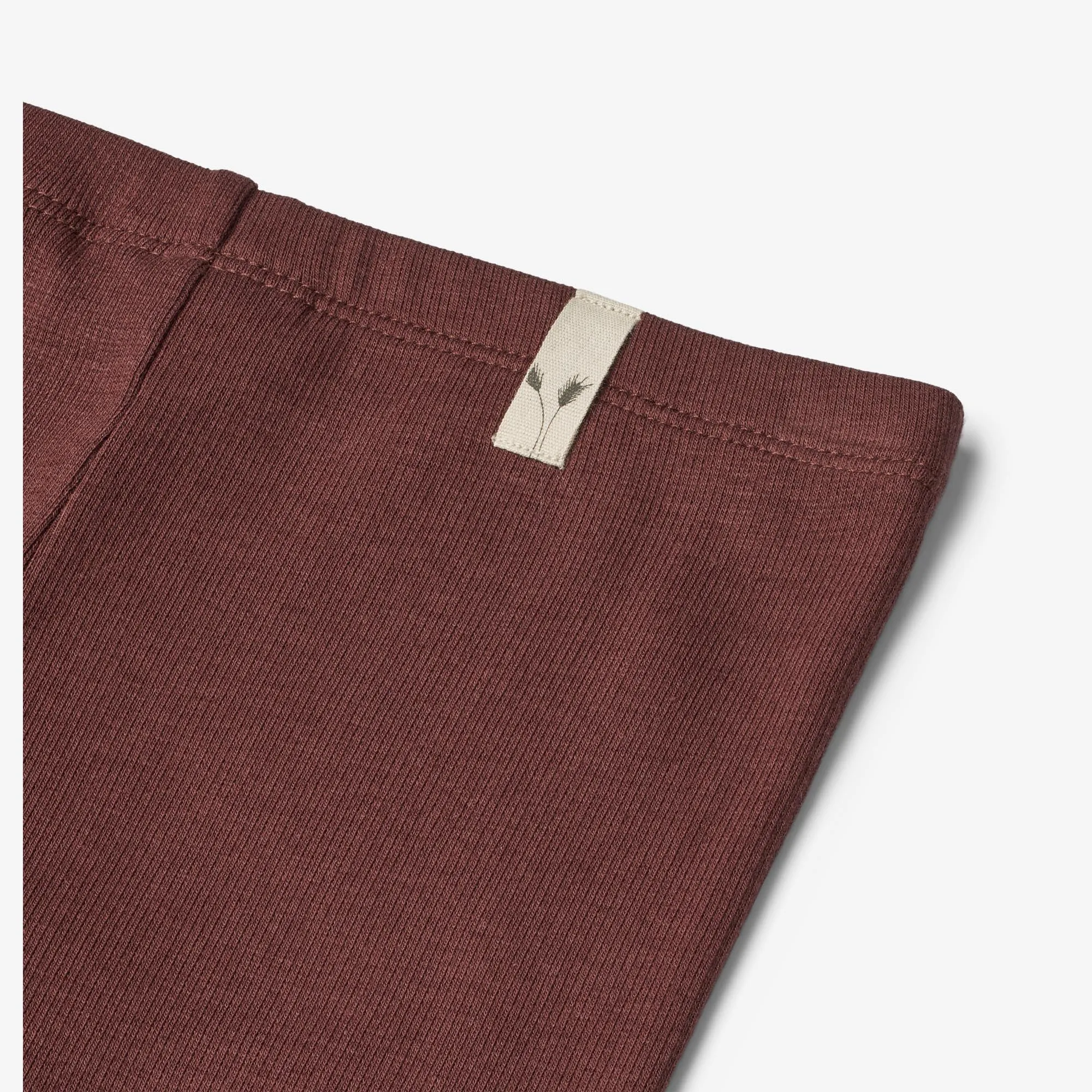 Rib Leggings Maddy - aubergine